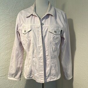 Karen Kane Blush Pink Denim Jacket